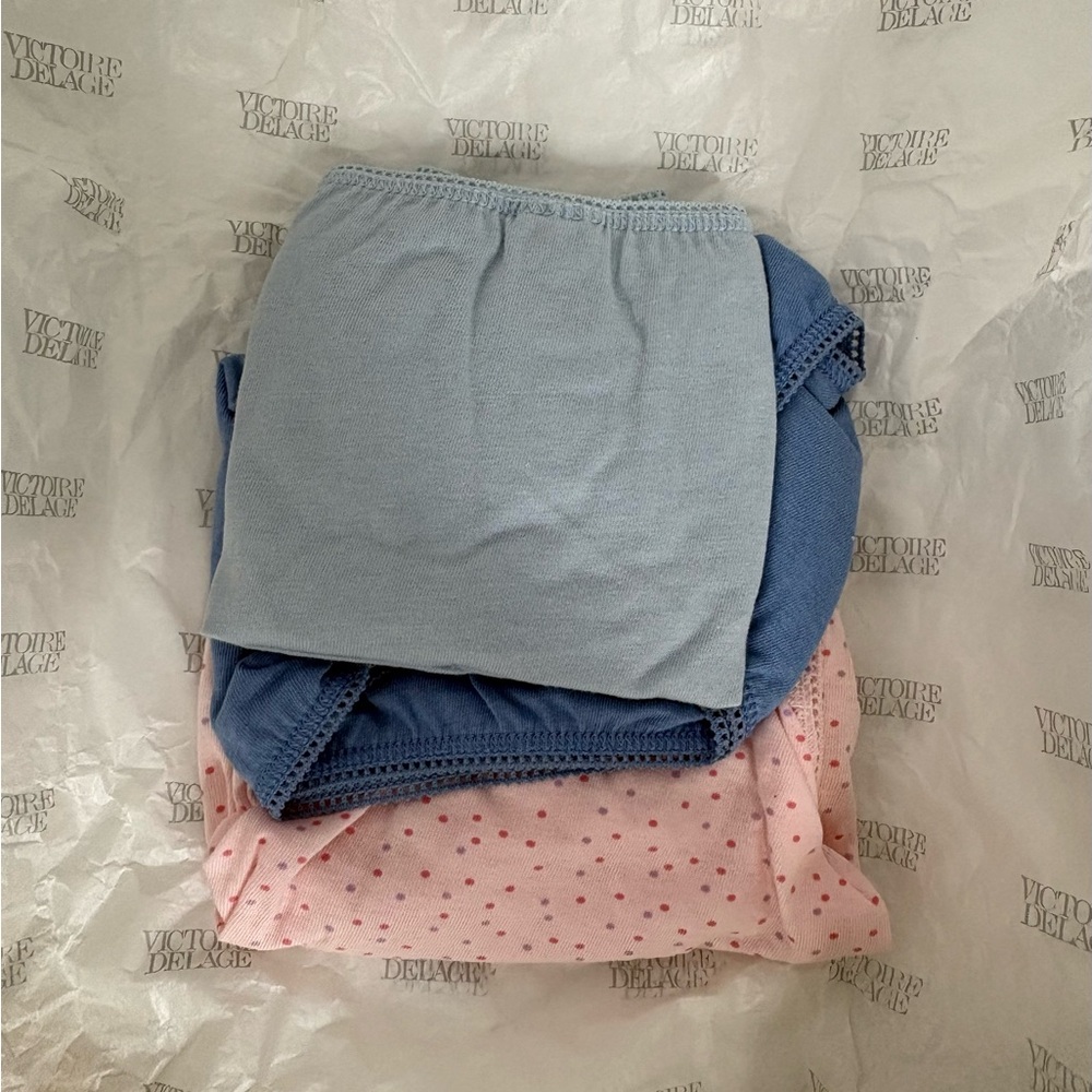 Tag Blue, Light Blue and Pink Underwear Size M NWT